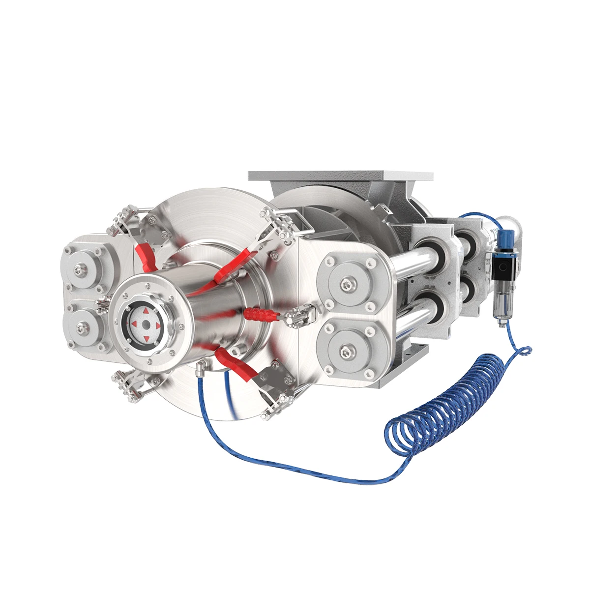 food grade sanitary fast clean rotary airlock feeder valve