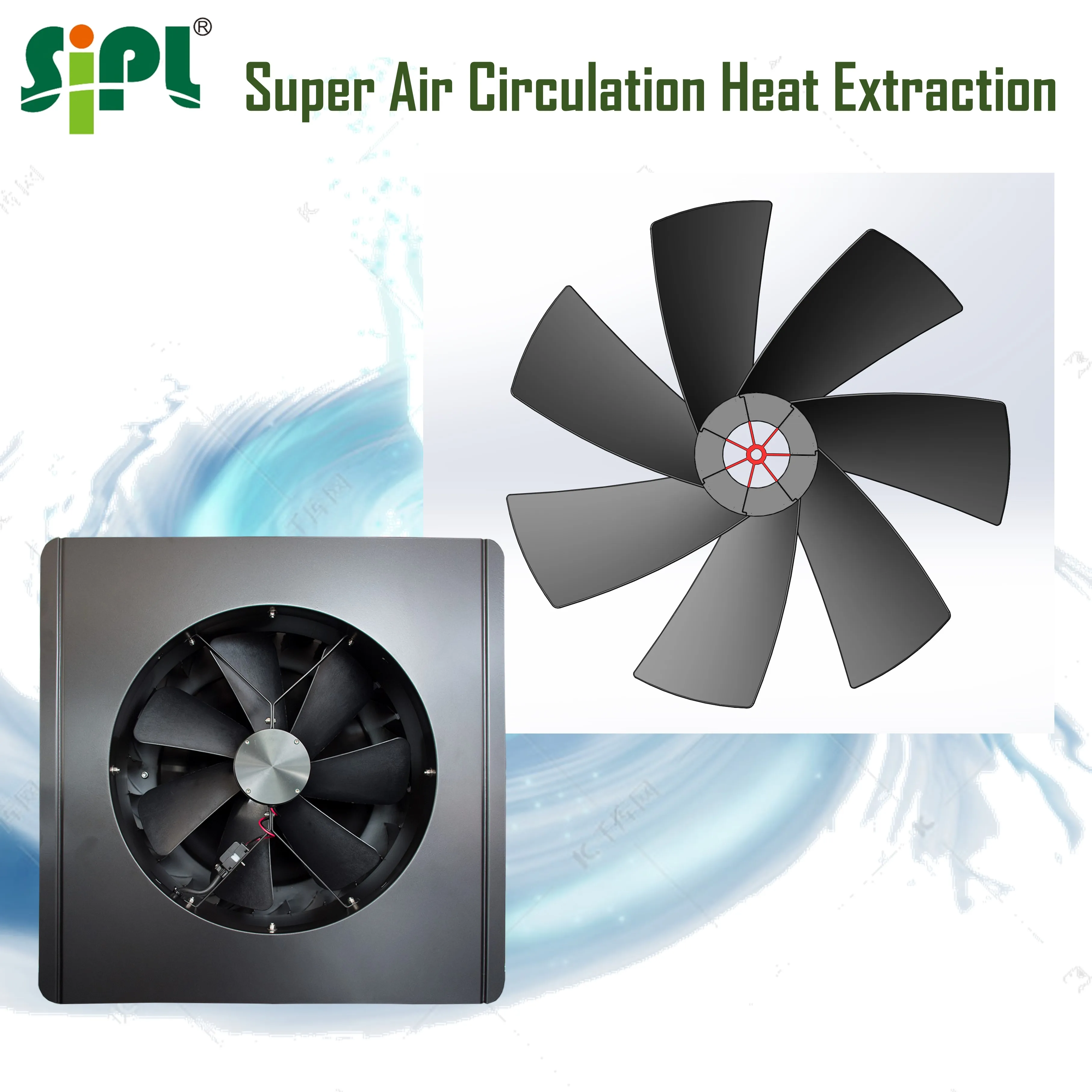 14' 40W Powerful Gable Attic Solar Air Blower Roof Mounted DC Exhaust Fan Greenhouse Plant Farming Heat Extractor Cooling Vent