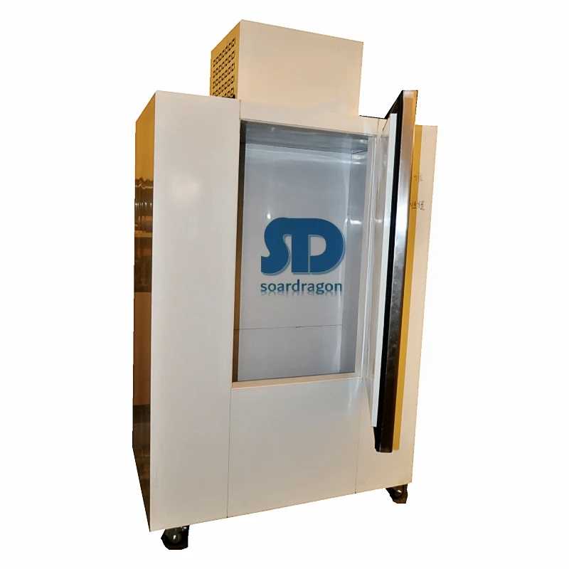 Soardragon factory direct solid door ice bagged gas station ice storage freezer