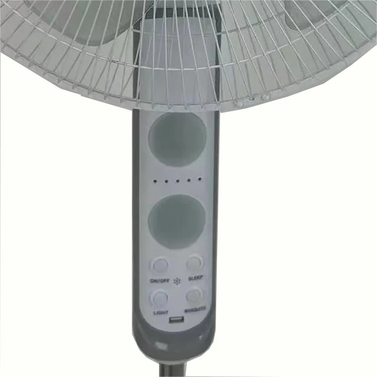 16 Inch 12V Dc/Ac Solar Fan For Home System Portable Mini Solar Energy Rechargeable Air Powered Fan For No Electricity Areas