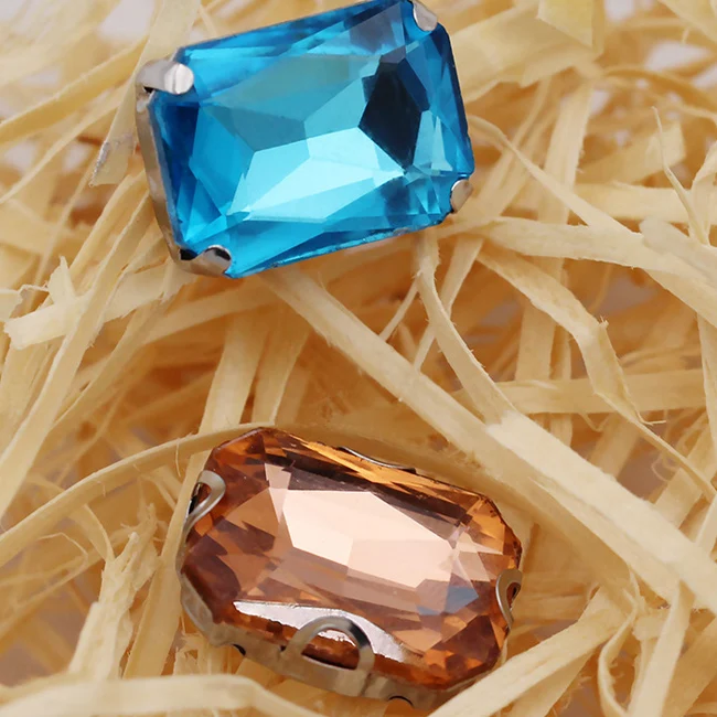 
Opal pacific color for octagon crystal fancy sew-on stone rhinestones 