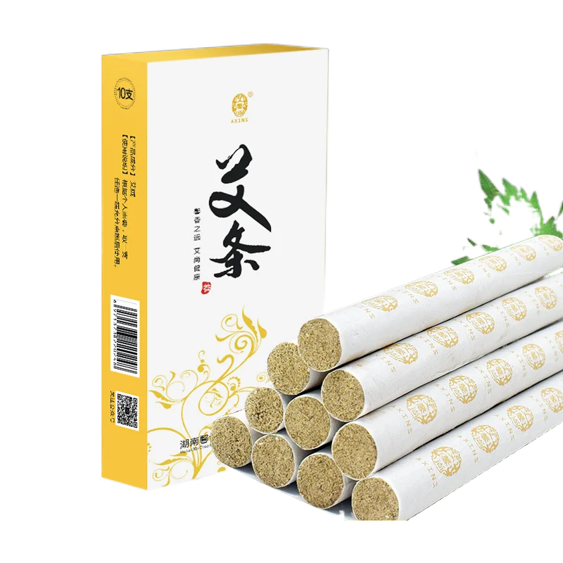 
Wholesale High Quality Warm Moxibustion Pure mini Handmade Moxa Rolls Moxa Sticks Artemisia argyi moxibustion 
