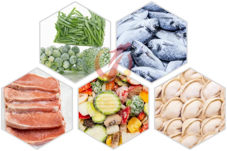 Fast Tunnel Freezing Iqf Quick Frozen Freezing Equipment Industrial Freezer Tunnel For Frozen live shrimp