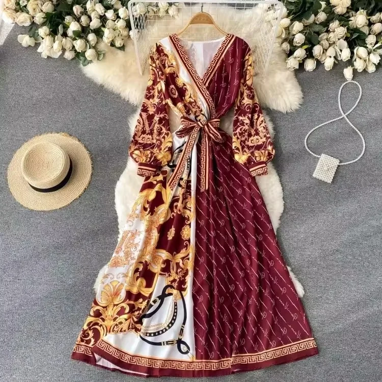 Stockpapa Ikebel Floral Print Elastic Prom Bangkok Cheap Women Classy OEM Corset dresses Casual Long Dresses