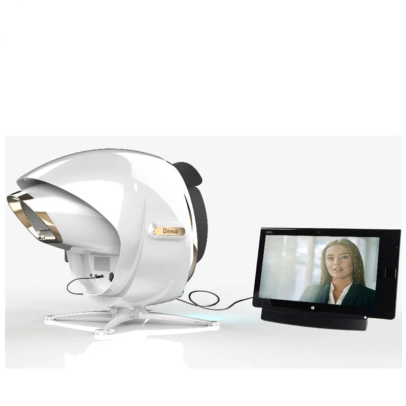 OEM / ODM moisture and oil skin scanner analyser machine for beauty salon