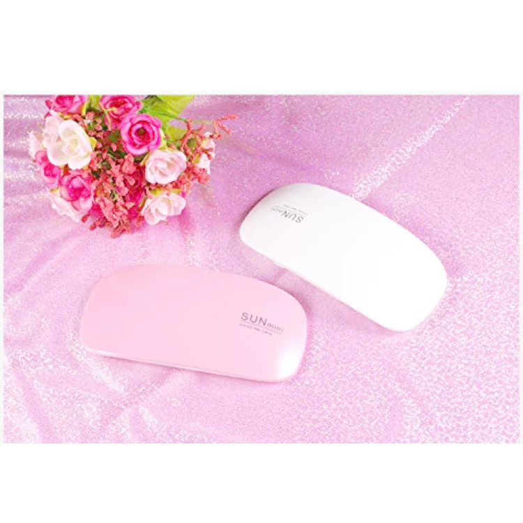 Colorful USB Rechargeable 365nm 395nm Portable Small Nail Lamp Gel Dyer 2 Times Polish UV Led Gel Drying Nail Lamp