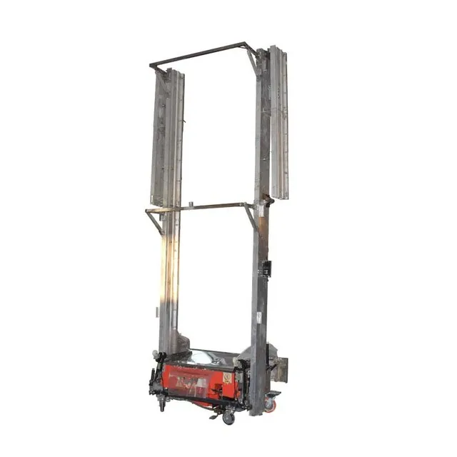 New technology concrete automatic mini cement plastering wall machine