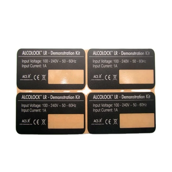 New Product Development OEM Waterproof Scratch Off Sticker Plastic Sheet Label Adhesive Sticker for Medical Device