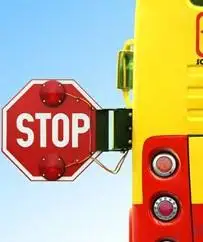 Automatic Electronic Stop Sign on School Bus