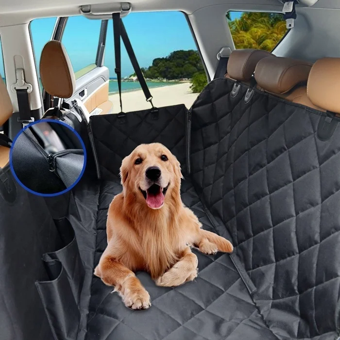 Portable Pet Cotton Dog Car Mat Car Back Seat Protector Pet Cat Mat