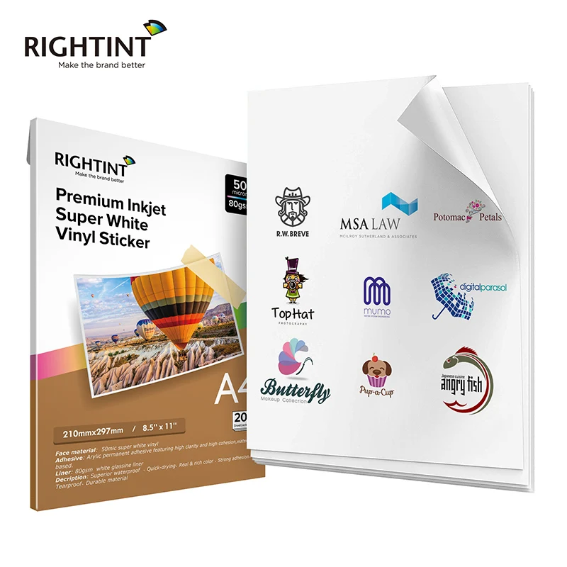 Premium printable A3(330X482mm) size large format sticker paper for laser printer