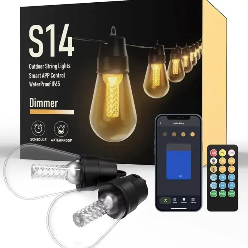 26 м 13 Bluetooth внутренний свет диммер S14 водонепроницаемая лампа отправлена со склада США