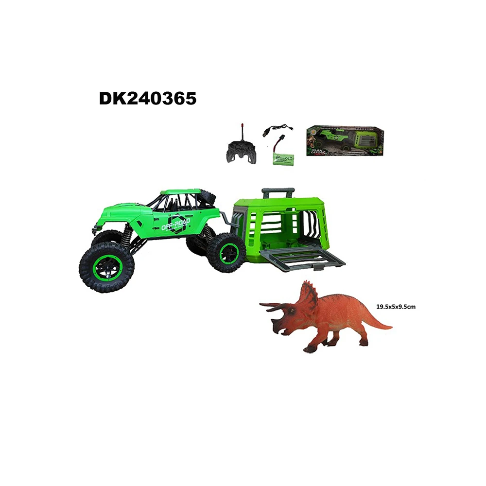1:12 Big Remote Control Cars Off Road RC 4x4 Jeeps Dinosaurs Games W/USB And Battery