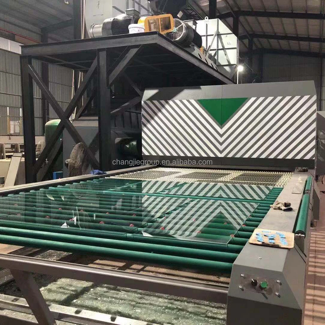 Flat Glass Double heating chamber Tempering Furnace Forced Convection Type Glass Make Toughened Low-e Glass Tampered Oven