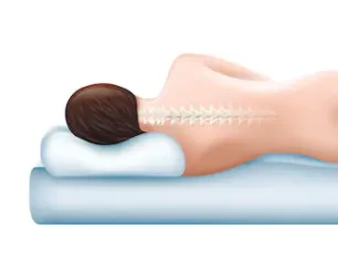 Home almohadas contour shape food artwork latex foam pillow