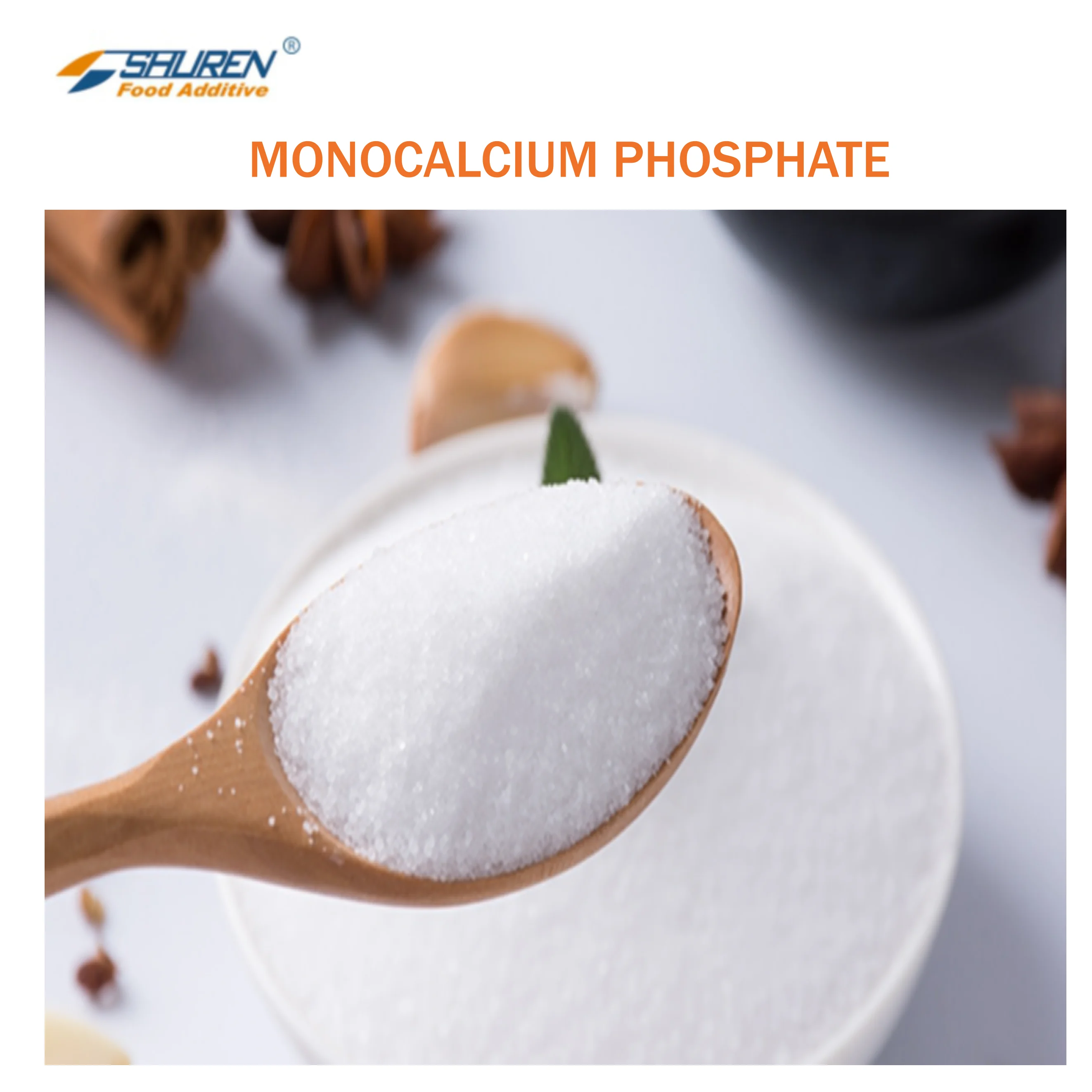 Factory Price High Quality White Crystalline Powder Food Grade Monocalcium Phosphate