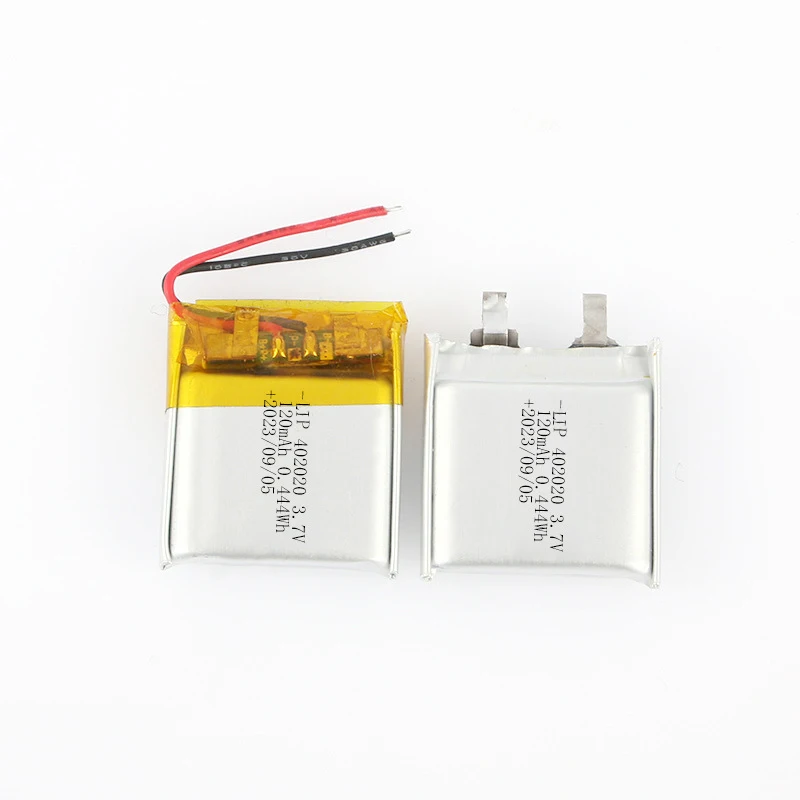 small 402020 502020 120mah 150mah batteries 4mm ultra thin rechargeable li-ion 3.7v lithium polymer battery