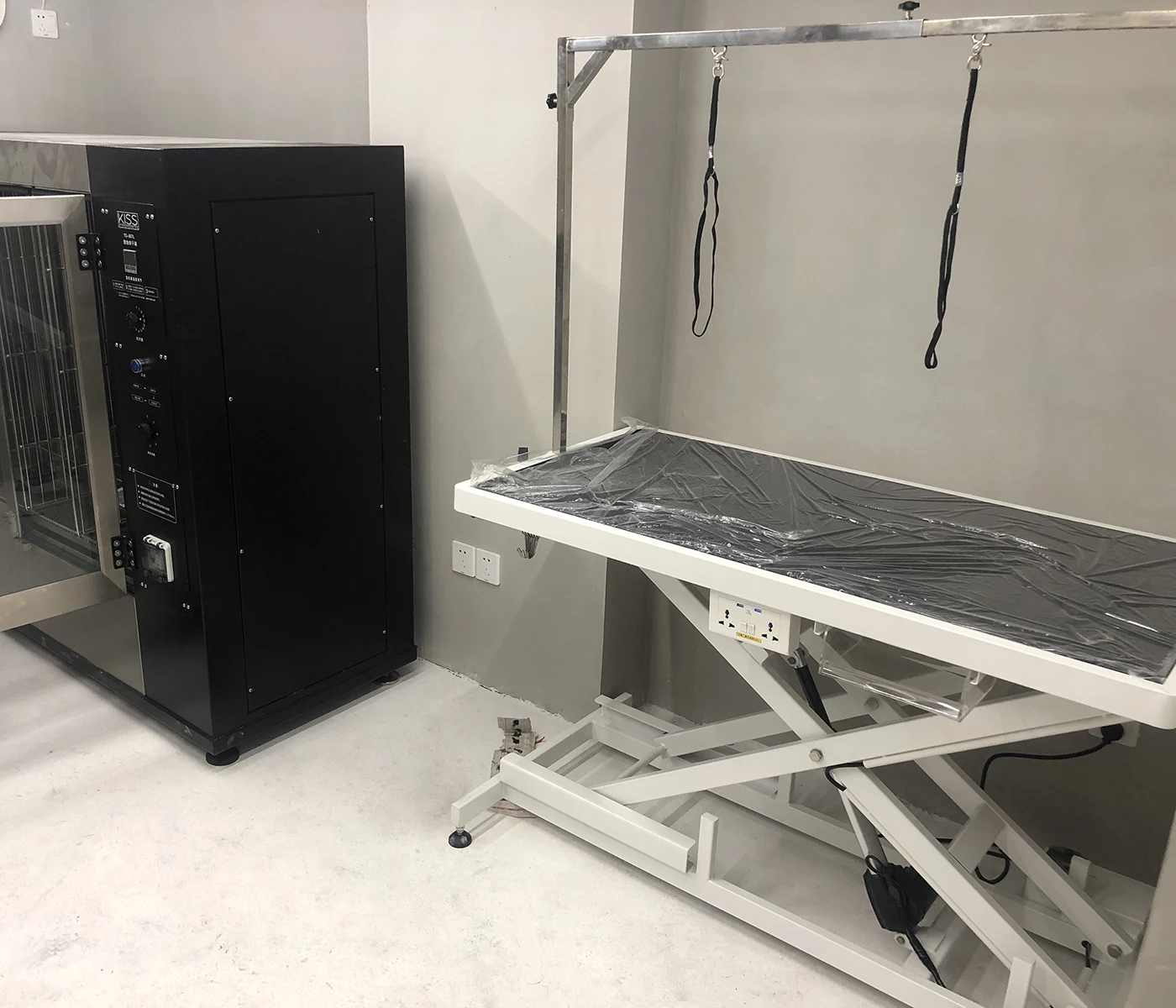 FT-808-Pro Full-function large electric desk - Euro plug 220V Electric lifting pet table Pet competition display table