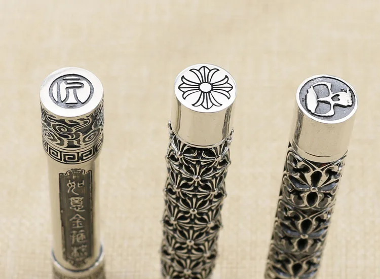 Креативная Зажигалка Taiyin High stop pure silver cross flower перезаряжаемая пиротехническая