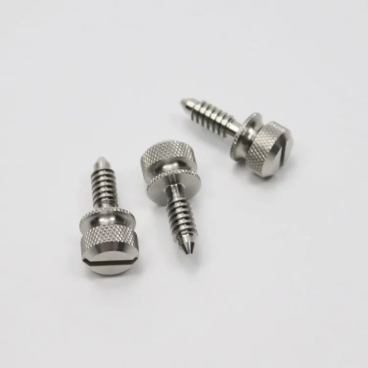 Southco Fasteners Stainless Steel Captive Screw 6-32 Thread  Fast Lead Screw flat head Recess Knurled Bright Knob