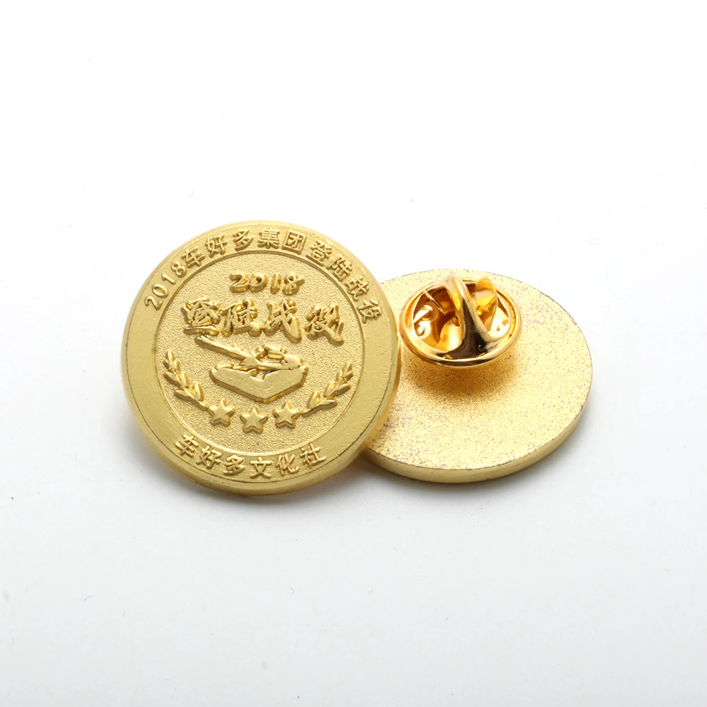 Изготовленный на заказ тисненый логотип матовый пользовательский значок булавка для мужского костюма