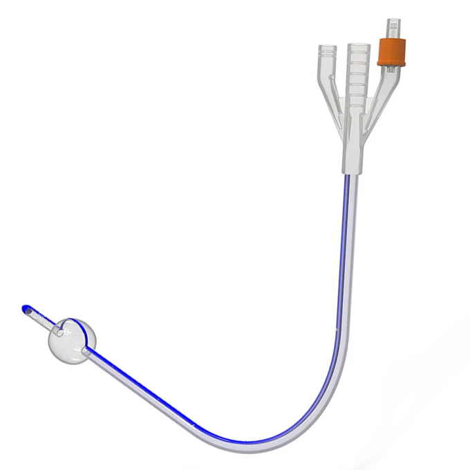 
 Одноразовый силиконовый катетер foley, недорогой катетер для уретры, оптовая продажа катетера foley с силиконовым покрытием  