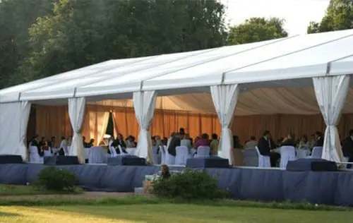 Sturdy construction Outdoor party wedding tent with sidewall for banquet