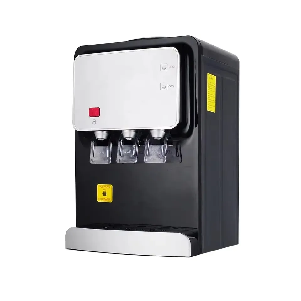 New Style Hot And Cold Mini Water Dispenser Water Cooler Tabletop Water Dispenser With Safety Lock