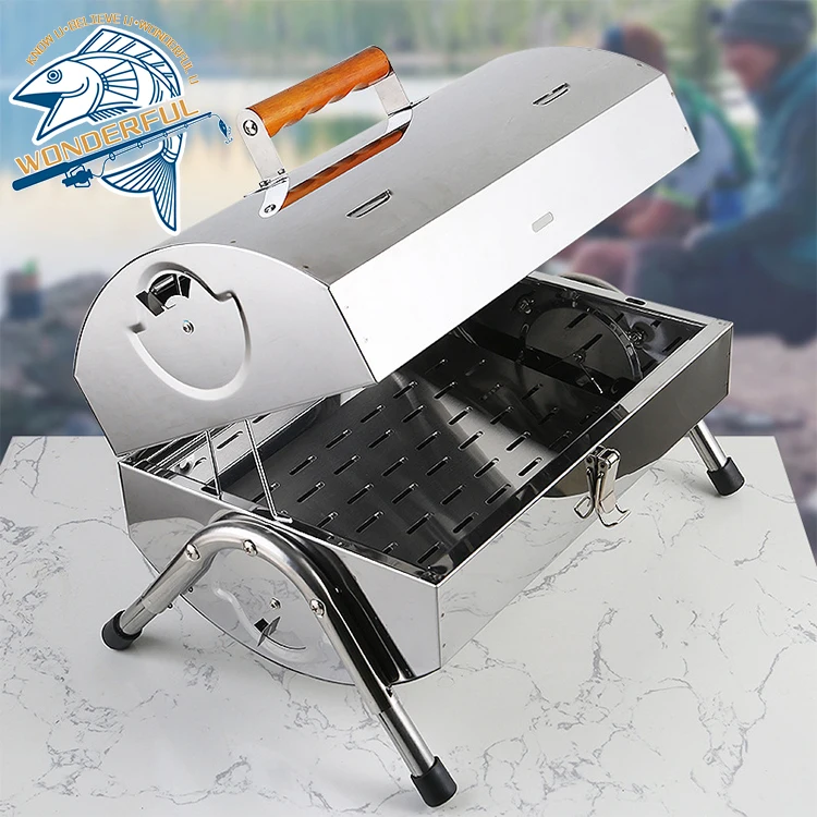 Cheap Price Stainless Steel Portable Foldable Outdoor Family Charcoal Camping Barbecue Grill