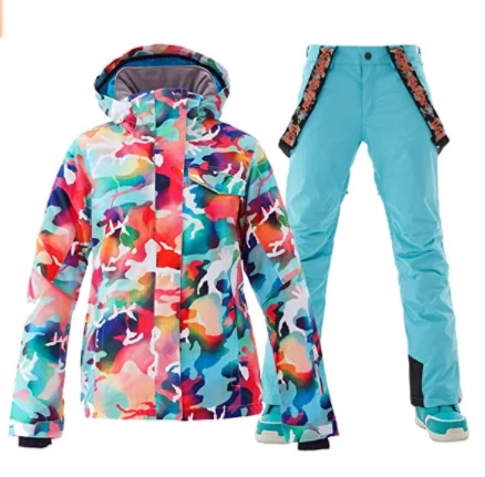 New Style Fashionable Waterproof Warm Winter Skiing Suits Snowboard Snowsuits Jacket Sets Women or Men