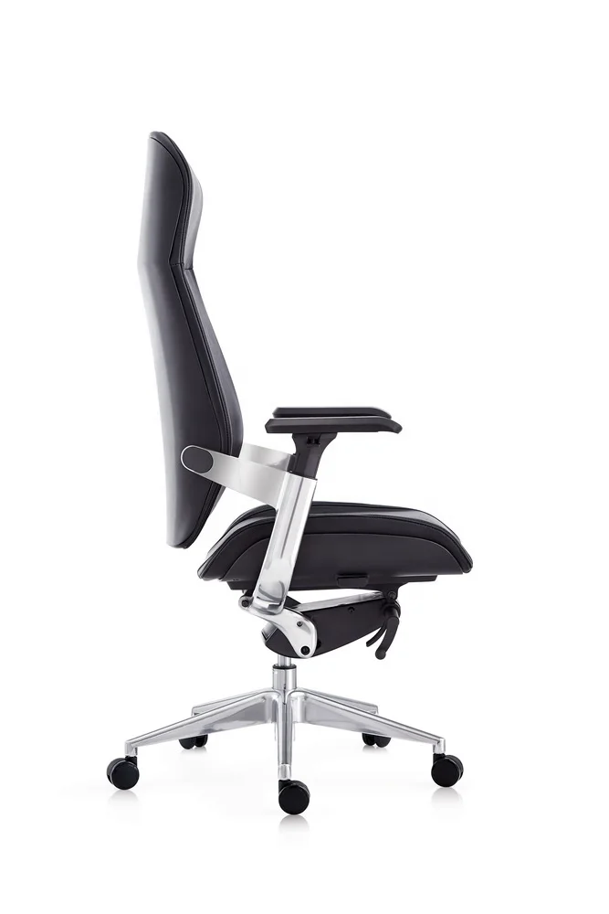 Hot Selling Executive Leather Manager Office Chair With Adjustable Headrest