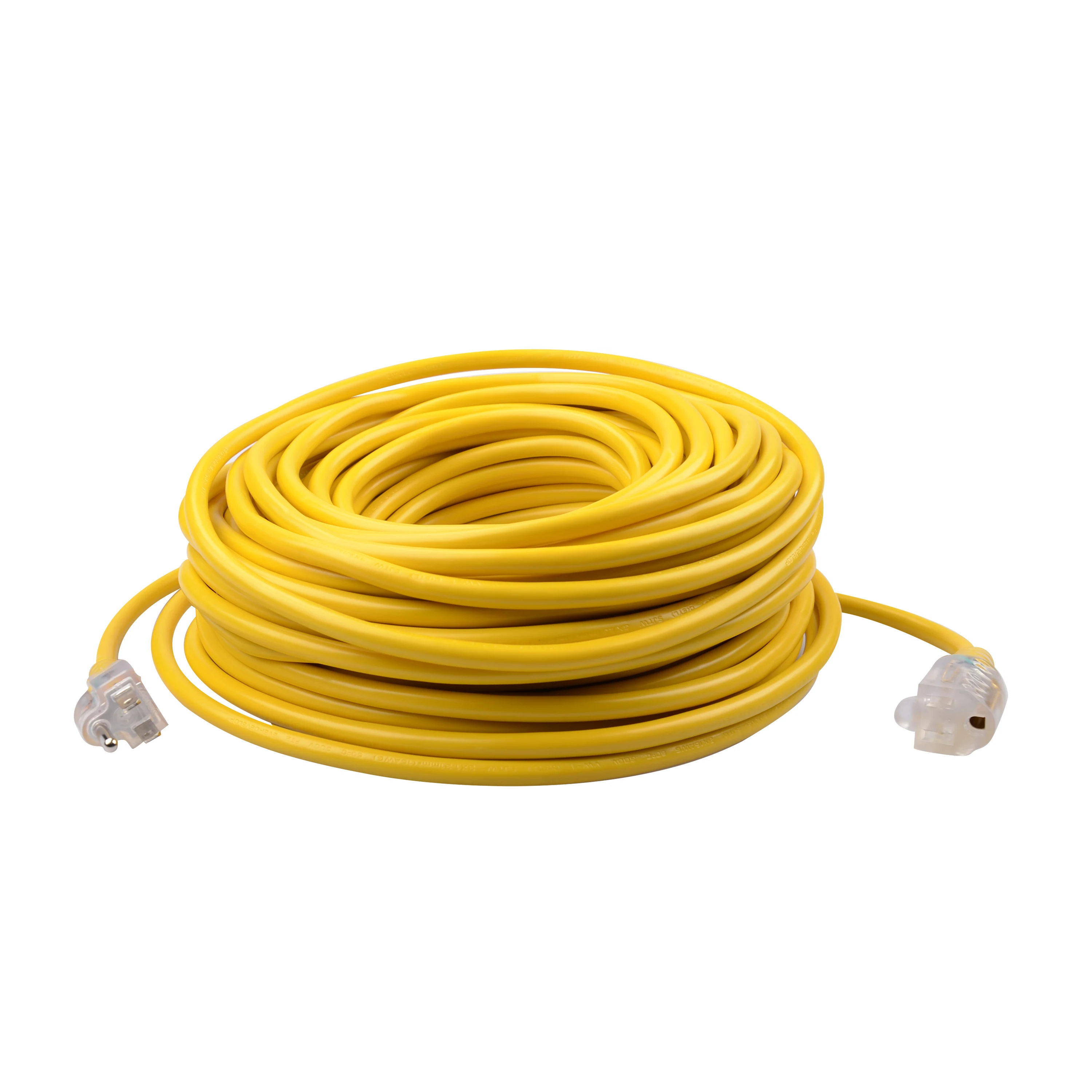 Сверхмощный 12/3 SJTW 50FT индикатор света для наружного использования 125V водонепроницаемый удлинитель