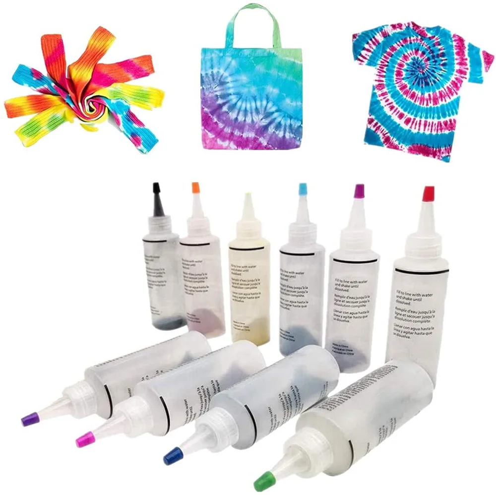 
CE Certified - One-Step Tie-Dye Kit Party Creative Group Activities, All-in-1 DIY Fashion Dye Kit for Kids 