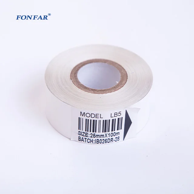 25mm*100m thermal printing white gold hot stamping foil / resin hot foil ribbon/stamping coding jumbo roll to print batch number