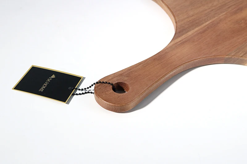 Hot Selling Acacia Wooden Cutting Board,Kitchen Chopping Board With Handle Hanging Hole