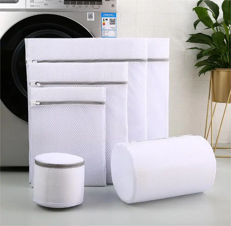 custom washing machine mesh laundry wash bag reusable nylon mesh washing bag for clothes bra