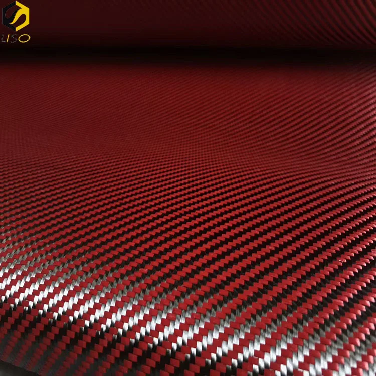 Professional carbon kevlars fibre aramid fiber hybrid fabric with high quality
