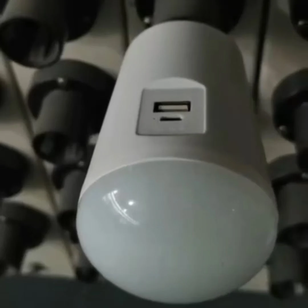 AC/DC USB Rechargeable Solar Portable Lamp Solar Home Bulbs Solar Led Emergency Light With Solar Panel