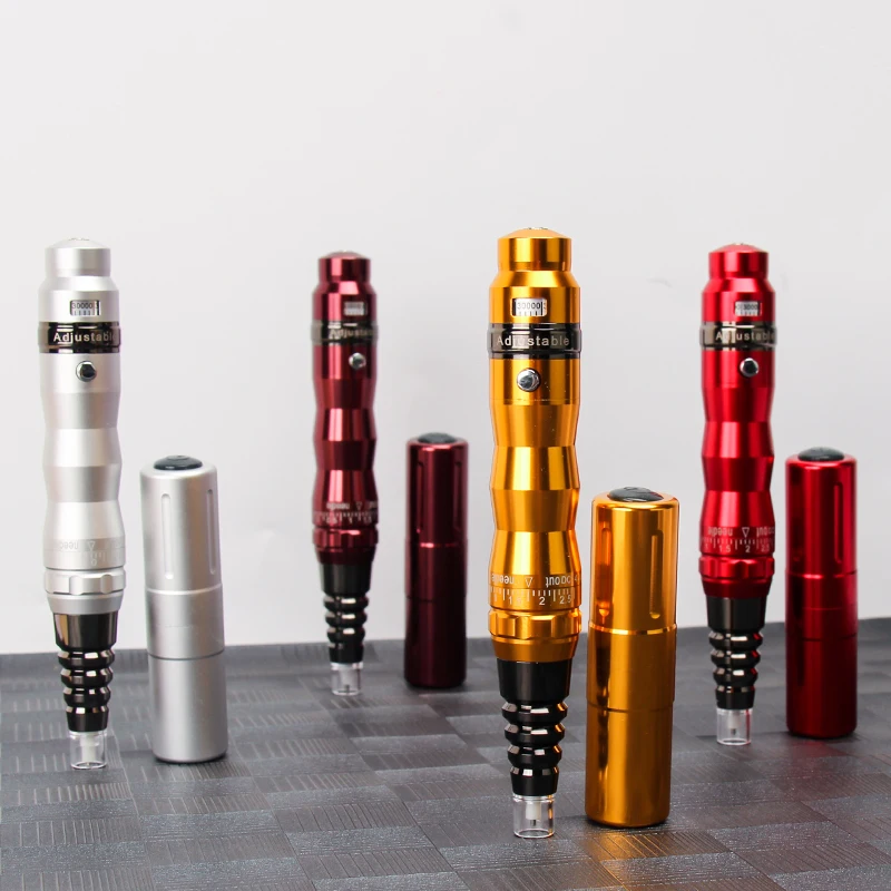 OEM Popular Korea Battery Tattoo Pen Tattoo Gun PMU MTS Permanent Makeup Microblading Machine Semi Wireless Tattoo Machine