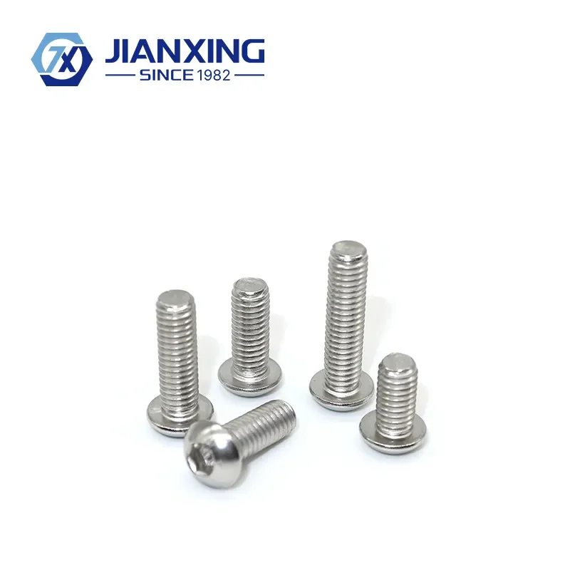Custom High Quality Stainless Steel Hex Round Head Socket Button Head Screw