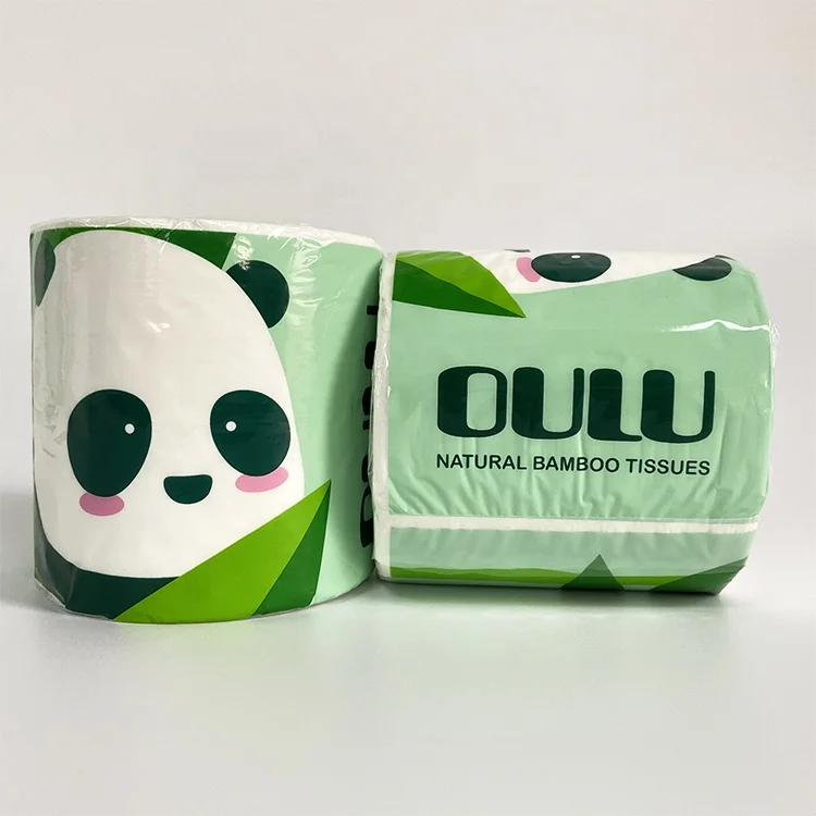 Sinopec Group High quality cheap 100% virgin bamboo pulp white toilet paper custom 2ply 3ply product