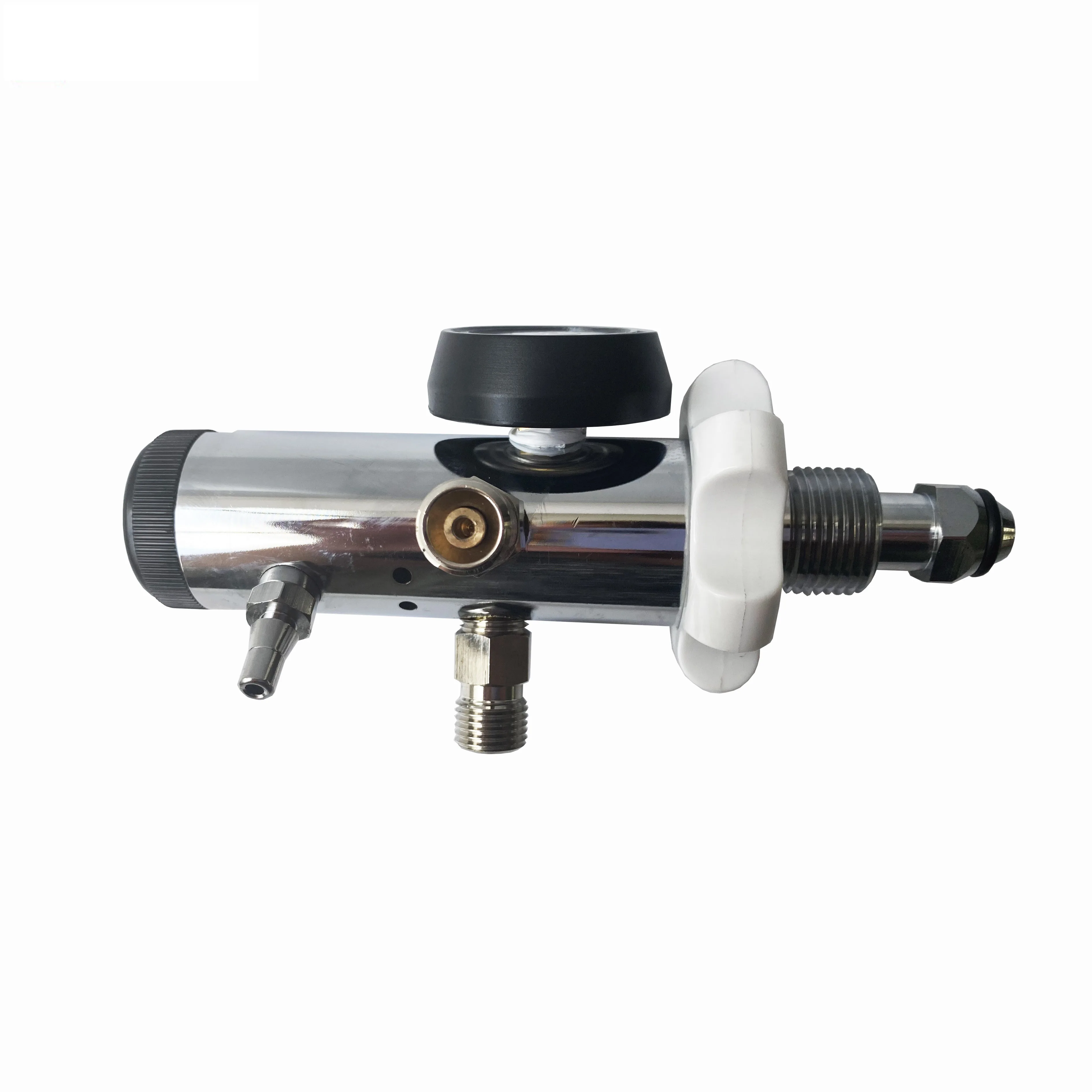 Bullnose EMS Medical Oxygen Pressure Regulators for Oxygen Therapy Hospital Equipment 25LPM, Brass Internal