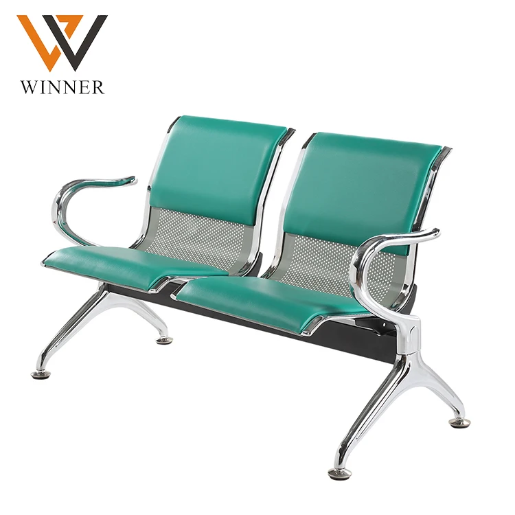 stainless steel station chair metal 1 2 3 4 seats airport waiting chairs for airport