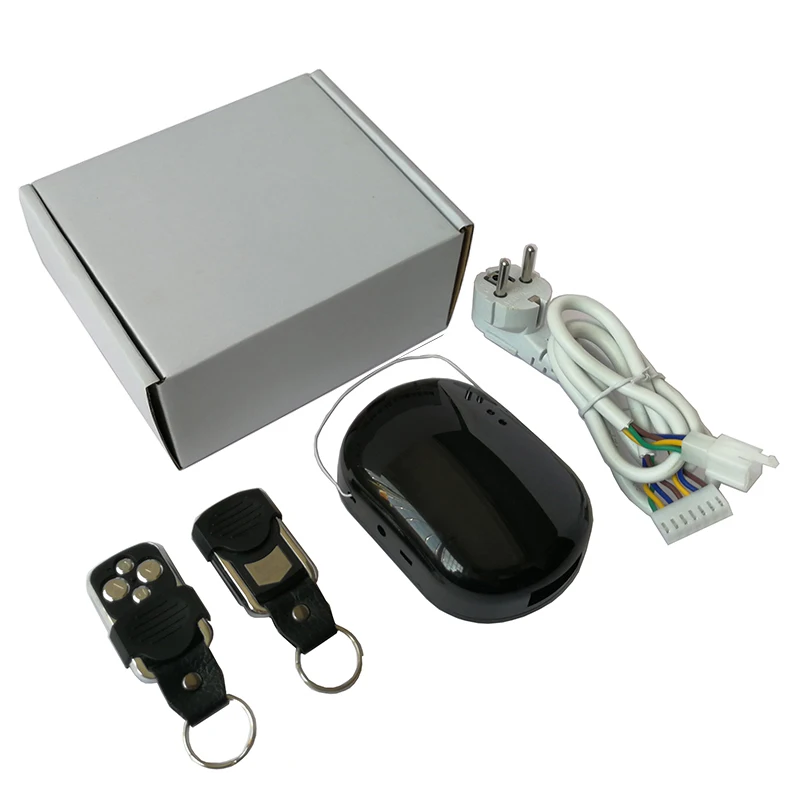 Трубчатый контроллер двигателя 433 МГц, привод кода обучения для вращающихся дверей, занавесок, открывателей гаражных дверей, 220 В