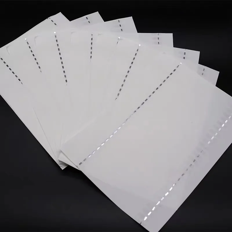 Top fashion Wholesale Price custom 90g cotton and linen A4 certificate security watermark thread paper,