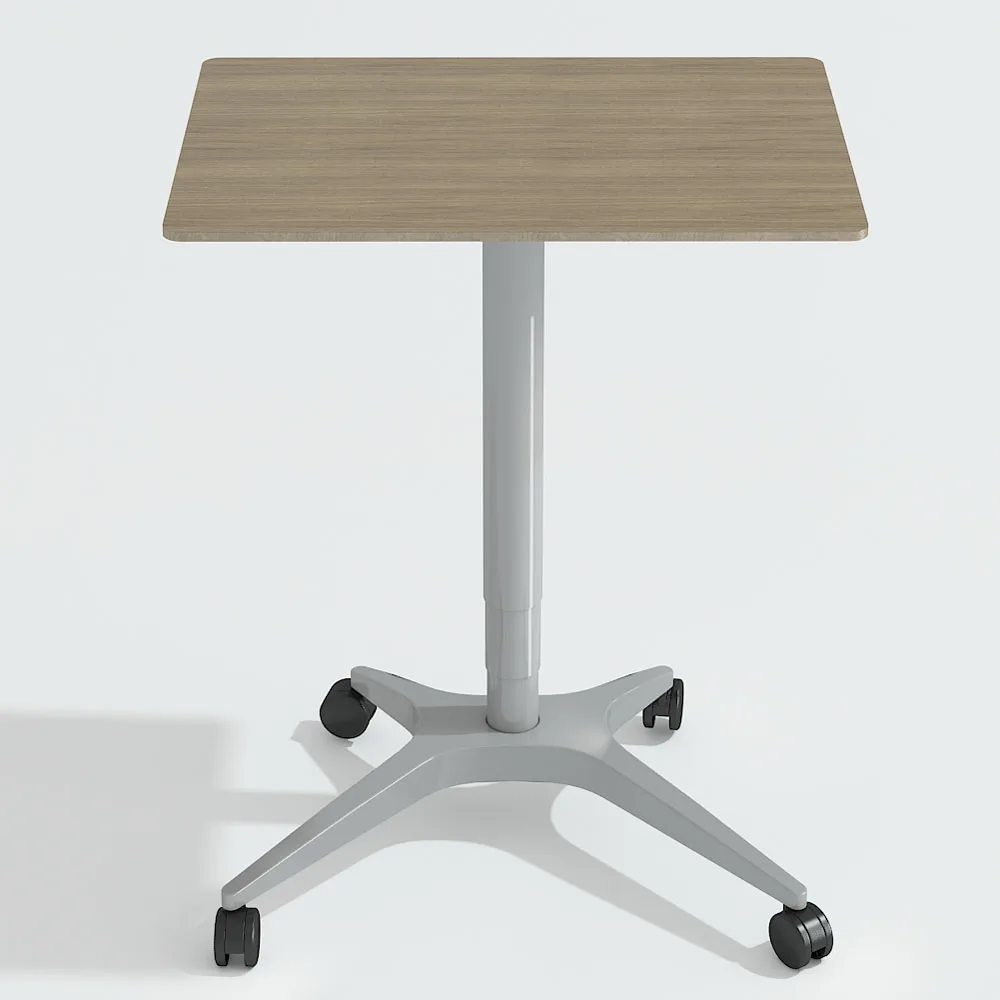 МДФ настольная подставка для сидения мобильный газовый подъемник пневматический подъемный стоячий стол с регулируемой высотой