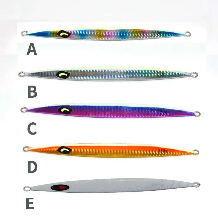 TAKEDO JY30 250g 210mm  Bass Lure Deep Sea Lead Metal Jig Lure  Fast Sinking Lures Pencil Vertical Lead Jigs