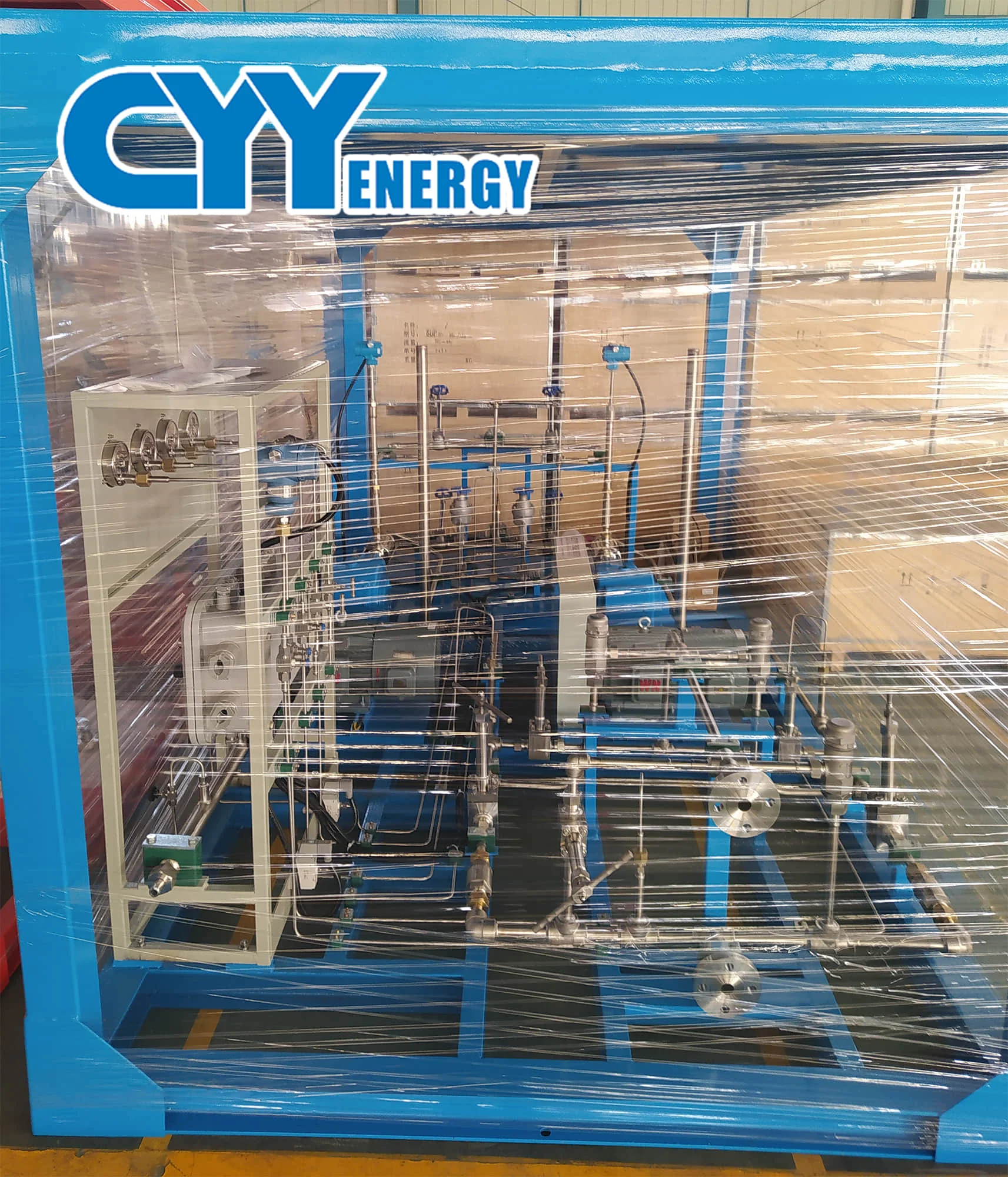 Смонтированный на раме Lcng сжатого природного газа СПГ сочетание АЗС