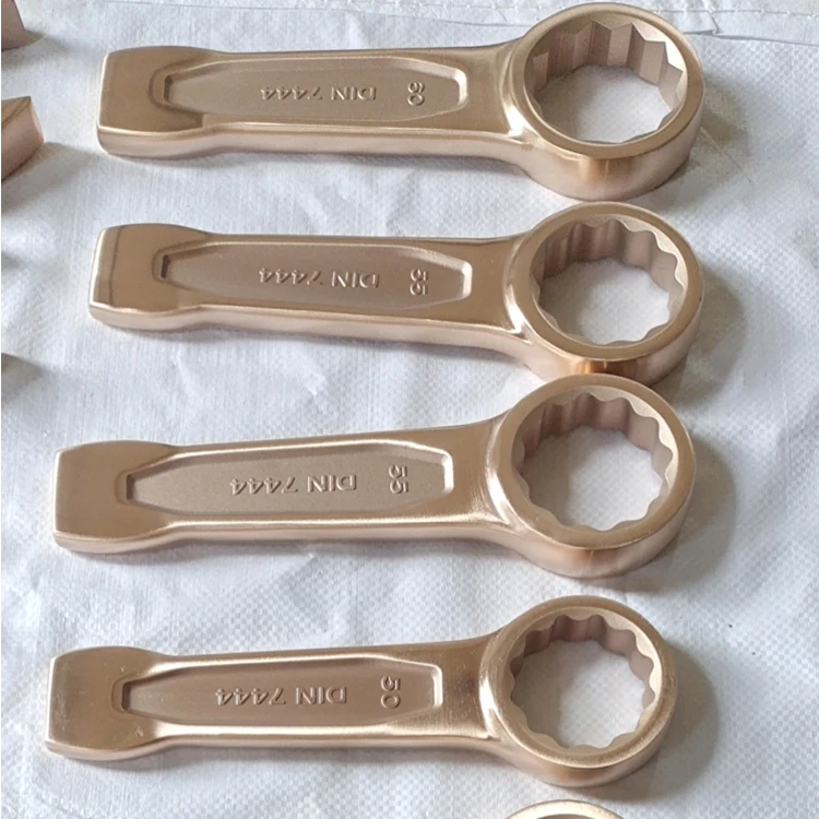 Non-Sparking Striking/Slogging/Hammer Ring Wrench/Spanner 50mm Atex Non-sparking tools