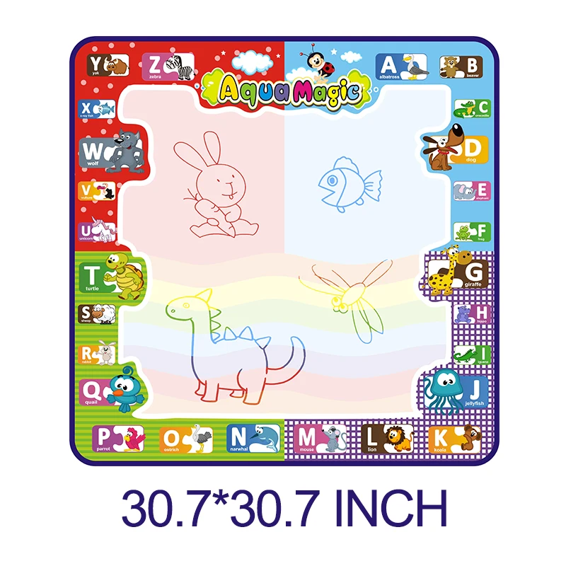2025 Best Selling Magic Water Painting Mat with Pen Painting Board Early Educational Toys Montessori Toys birthday gift for Kids